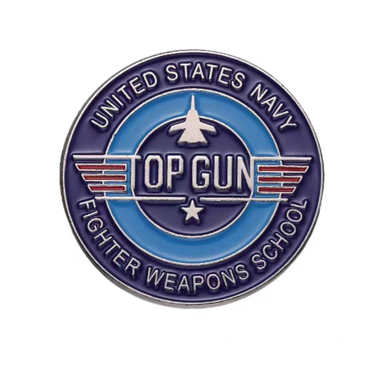 TOP GUN Aviation Pilot Brooch Aircraft Pins Badge