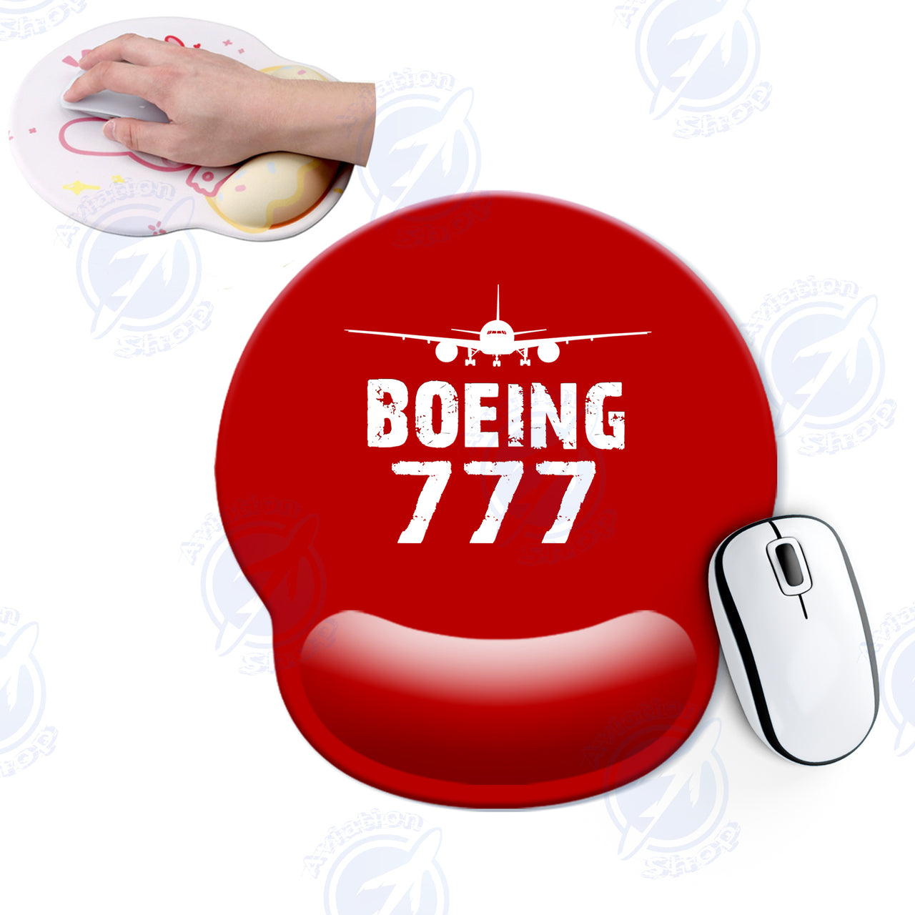 Boeing 777 & Plane Designed Ergonomic Mouse Pads