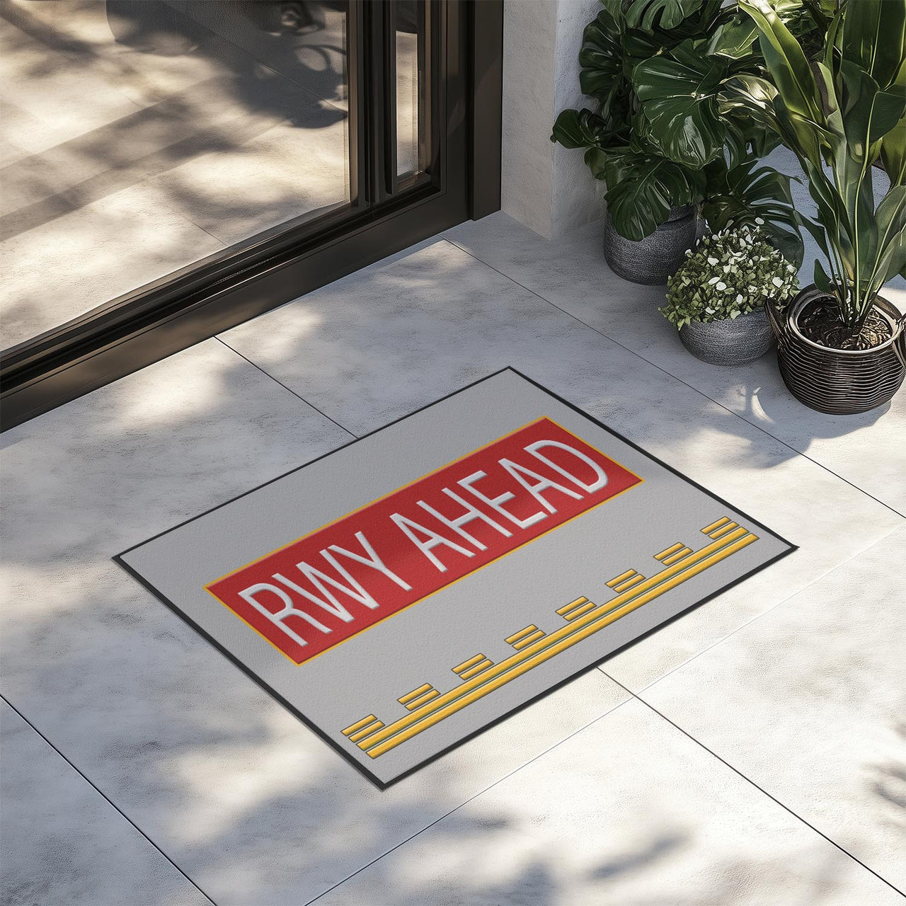 Runway Ahead Designed Door Mats