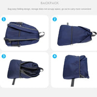 Thumbnail for Folding Bag Outdoor Leisure Backpack Fashionable Lightweight Versatile Large Capacity Casual Bag