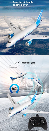 Thumbnail for Rc Boeing787 Glider Qf008 2.4g Electric Remote Control Plane Three-channel Fixed Wing Aircraft Passenger