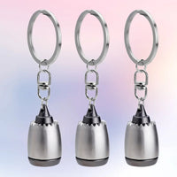 Thumbnail for New Metal Aircraft Engine Keychain Mini Jet Engine