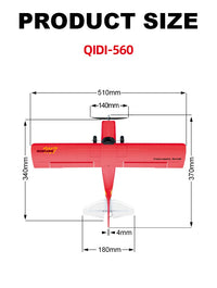 Thumbnail for Qidi560 Moore M7 Off-road RC Plane 4CH Brushless Remote Control