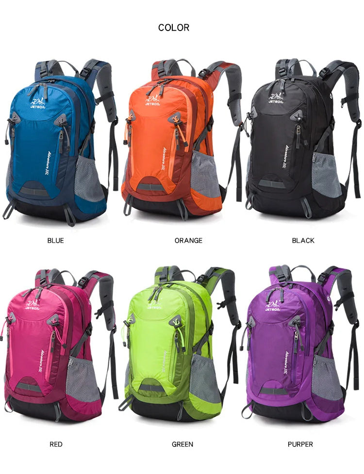 35L Hiking Outdoor Waterproof Mountaineering Travel Sports Backpack Large