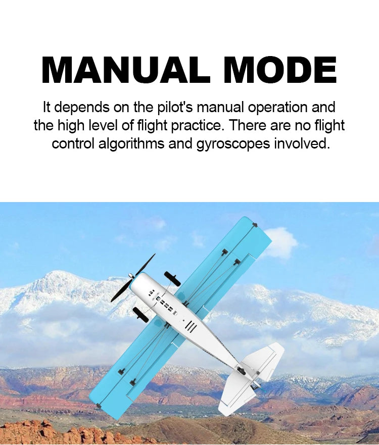 Qidi560 Moore M7 Off-road RC Plane 4CH Brushless Remote Control