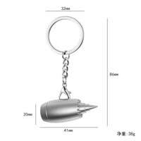 Thumbnail for New Metal Aircraft Engine Keychain Mini Jet Engine