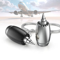 Thumbnail for New Metal Aircraft Engine Keychain Mini Jet Engine