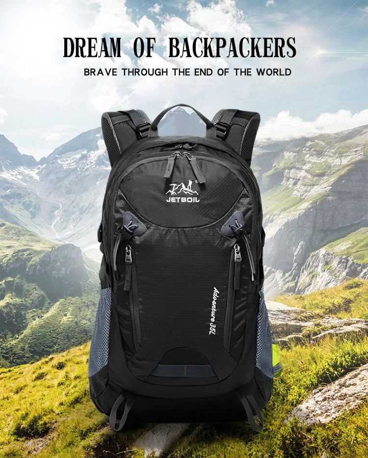 35L Hiking Outdoor Waterproof Mountaineering Travel Sports Backpack Large