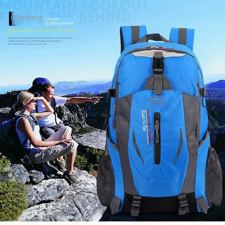 Quality Nylon Waterproof Travel Backpacks Men Climbing Travel Bags Hiking Backpack Outdoor Sport School Bag Men Backpack