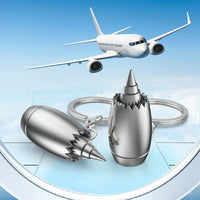 Thumbnail for New Metal Aircraft Engine Keychain Mini Jet Engine