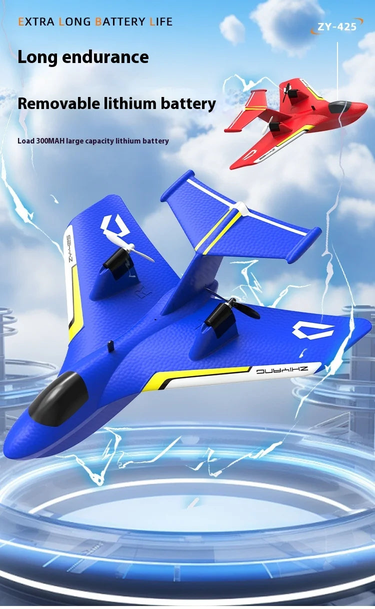 New Rc Plane 425 Water Air Remote Control Plane Two Channel Water Takeoff Fixed Wing Model Airplane Electric Children'S Toy