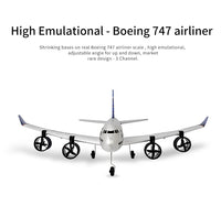 Thumbnail for Airbus BM01 RC Airplane Remote Control Toy 2.4G Fixed Wing Plane Gyro Outdoor Aircraft Model