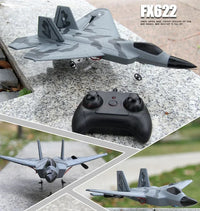 Thumbnail for Mini Fx-622 Fighter F22 Remote Foam Electric Model Airplane