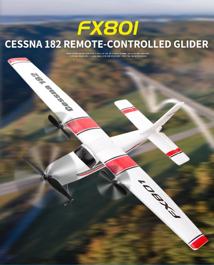 FX801 RC Plane EPP Foam glider 2.4G 2CH RTF Remote Control Aircraft Fixed Wingspan Airplane