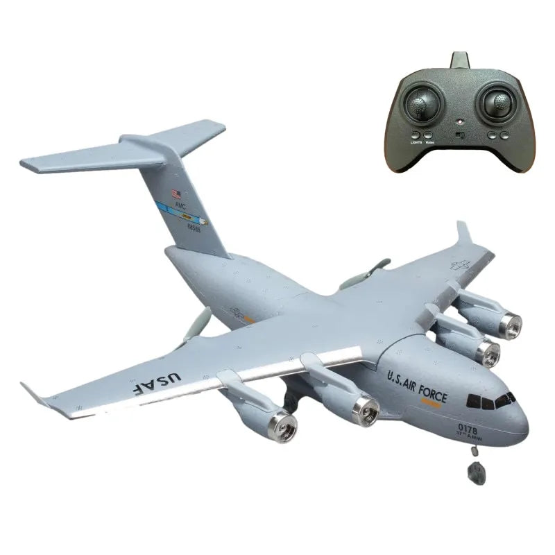 Rc Plane C-17 Military Transport Aircraft Fixed Wing Remote Control Glider 2.4g Remote Control Epp