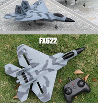 Thumbnail for Mini Fx-622 Fighter F22 Remote Foam Electric Model Airplane