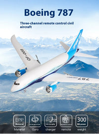 Thumbnail for Rc Boeing787 Glider Qf008 2.4g Electric Remote Control Plane Three-channel Fixed Wing Aircraft Passenger