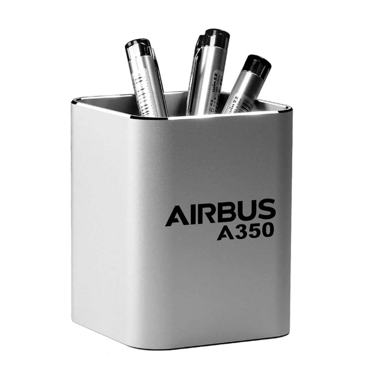 Airbus A350 & Text Designed Aluminium Alloy Pen Holders