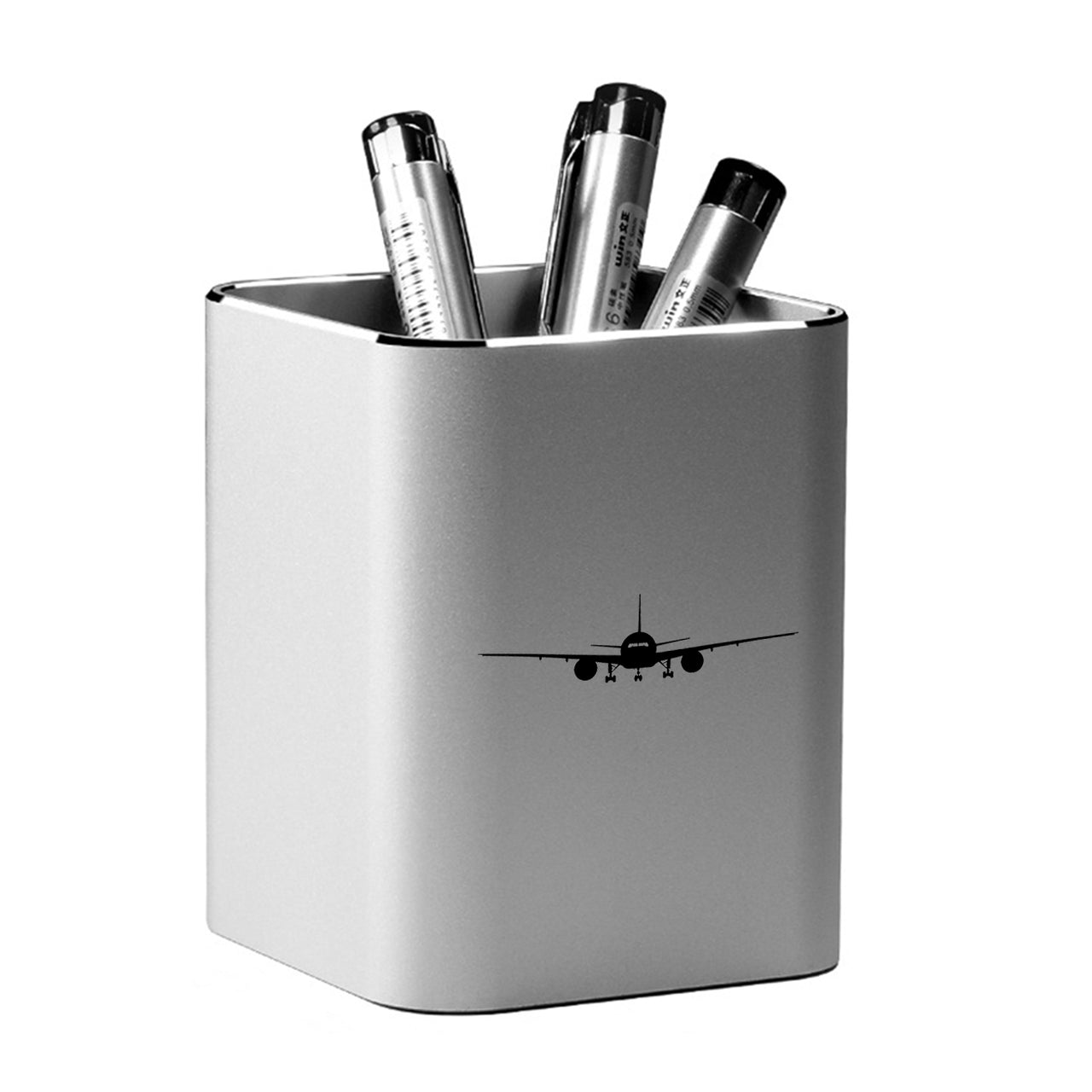 Boeing 777 Silhouette Designed Aluminium Alloy Pen Holders