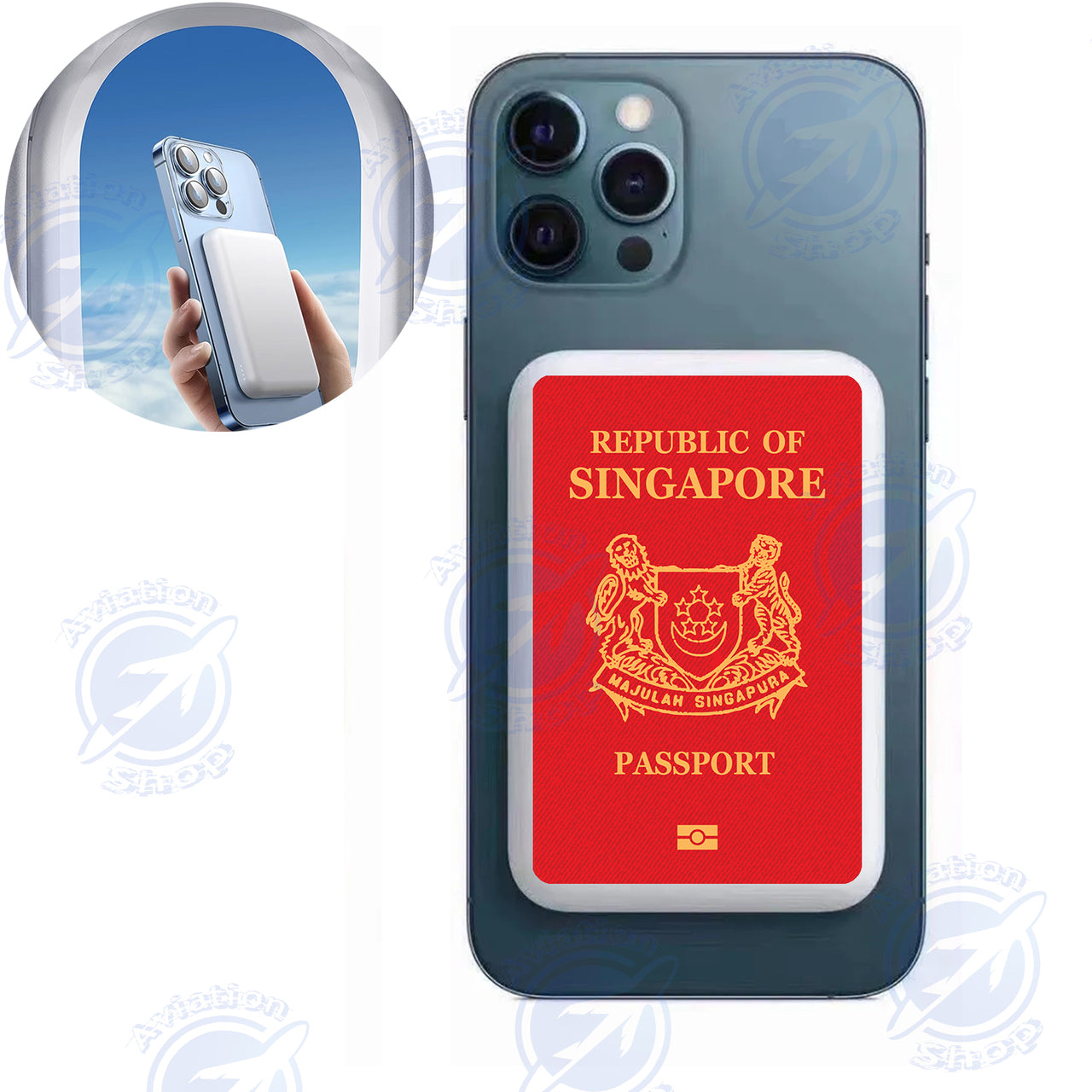 Singapore Passport Designed MagSafe PowerBanks