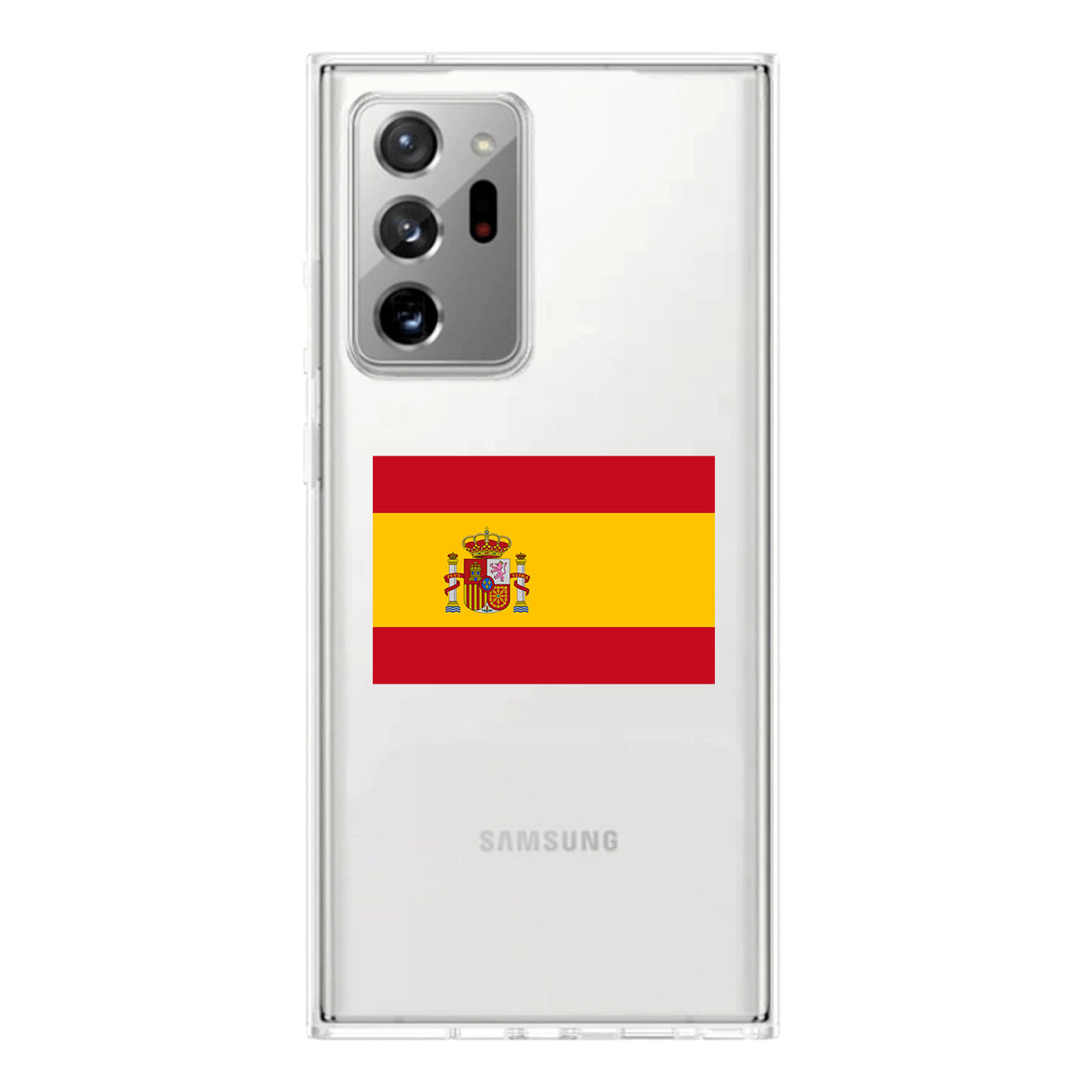 Spain Designed Transparent Silicone Samsung S & Note Cases