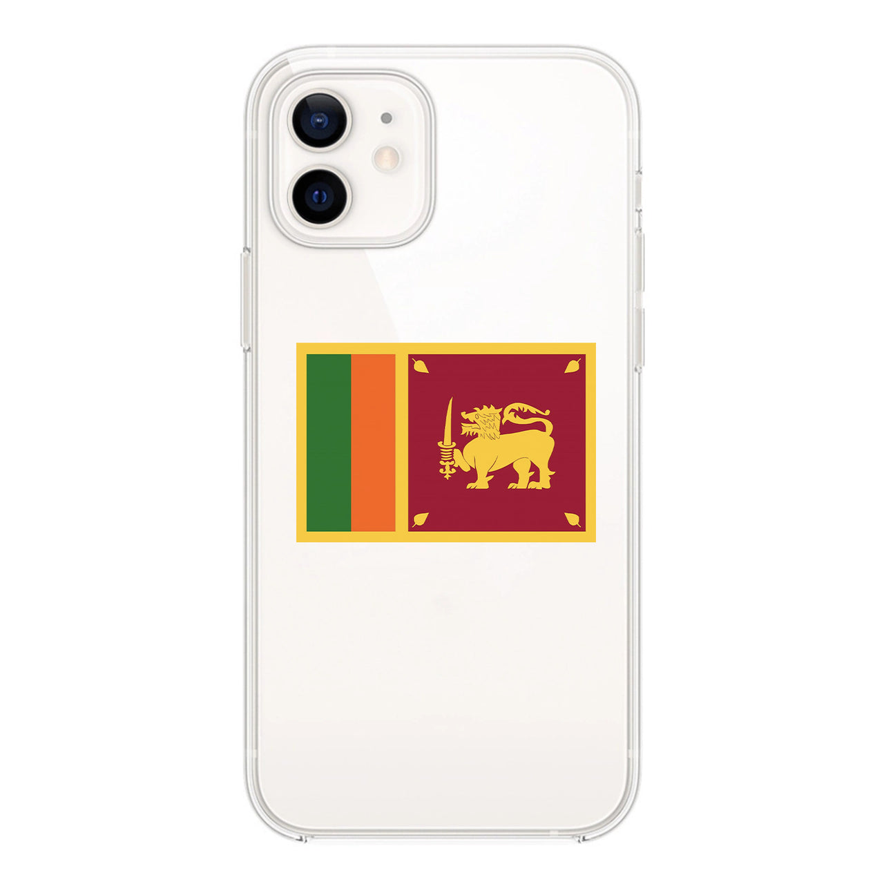 Sri Lanka Designed Transparent Silicone iPhone Cases