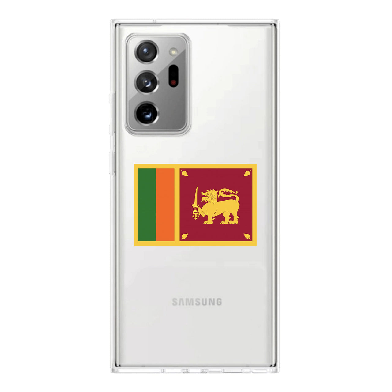 Sri Lanka Designed Transparent Silicone Samsung S & Note Cases