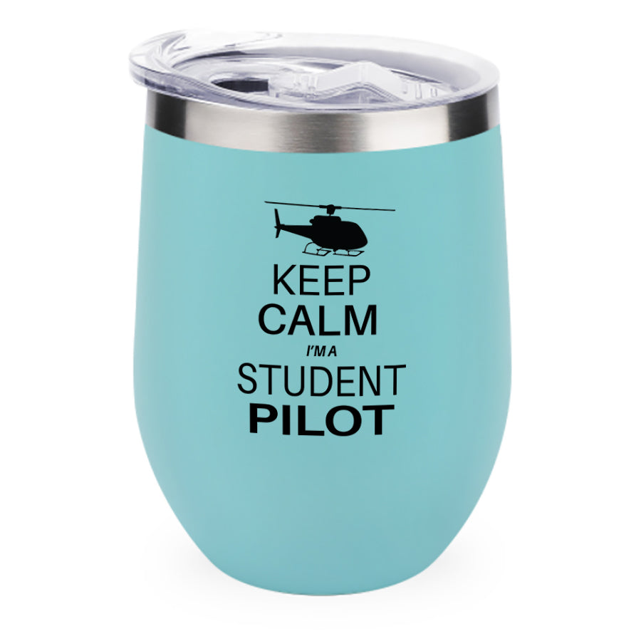 Student Pilot (Helicopter) Designed 12oz Egg Cups