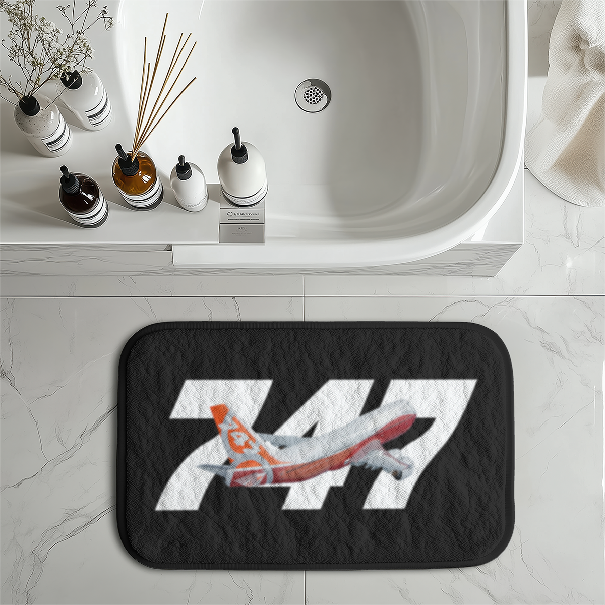 Super Boeing 747 Intercontinental Designed Bath Mats