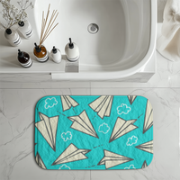 Thumbnail for Super Cool Paper Airplanes Designed Bath Mats