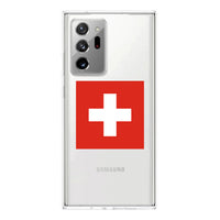Thumbnail for Switzerland Designed Transparent Silicone Samsung S & Note Cases