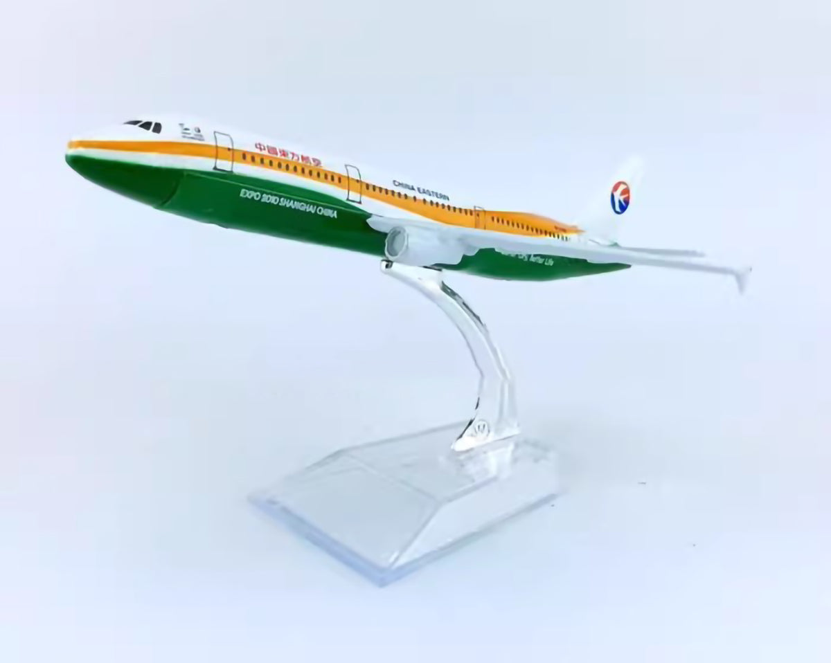 China Eastern Airlines Expo 2 Airbus A321-200 Airplane Model (16CM)