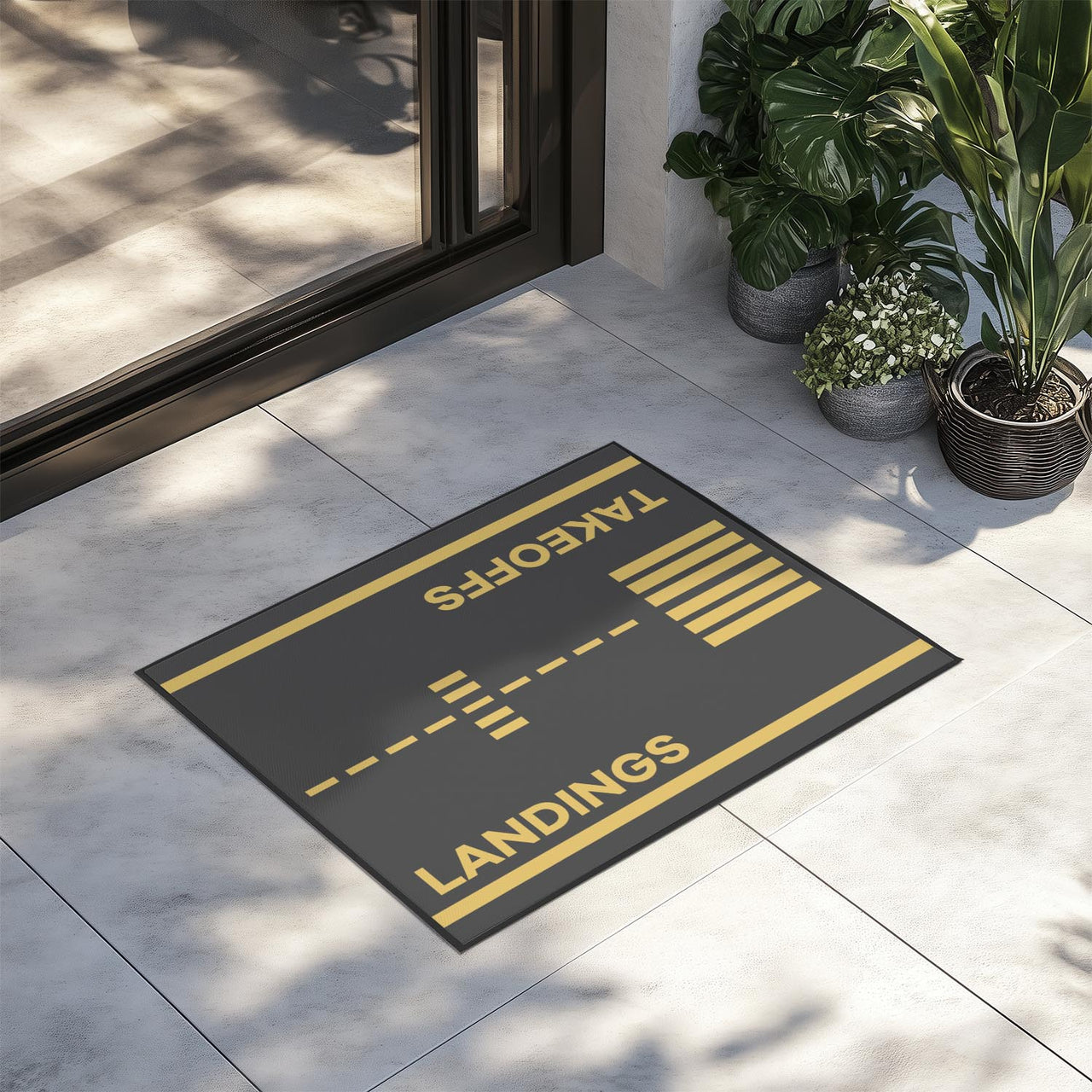 Takeoff & Landings Designed Door Mats