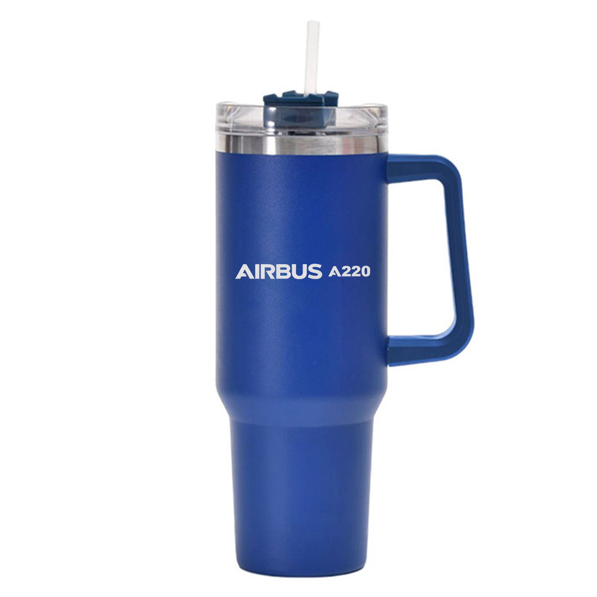 The Airbus A220 Designed 40oz Stainless Steel Car Mug With Holder