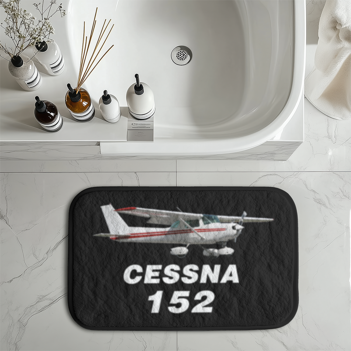 The Cessna 152 Designed Bath Mats