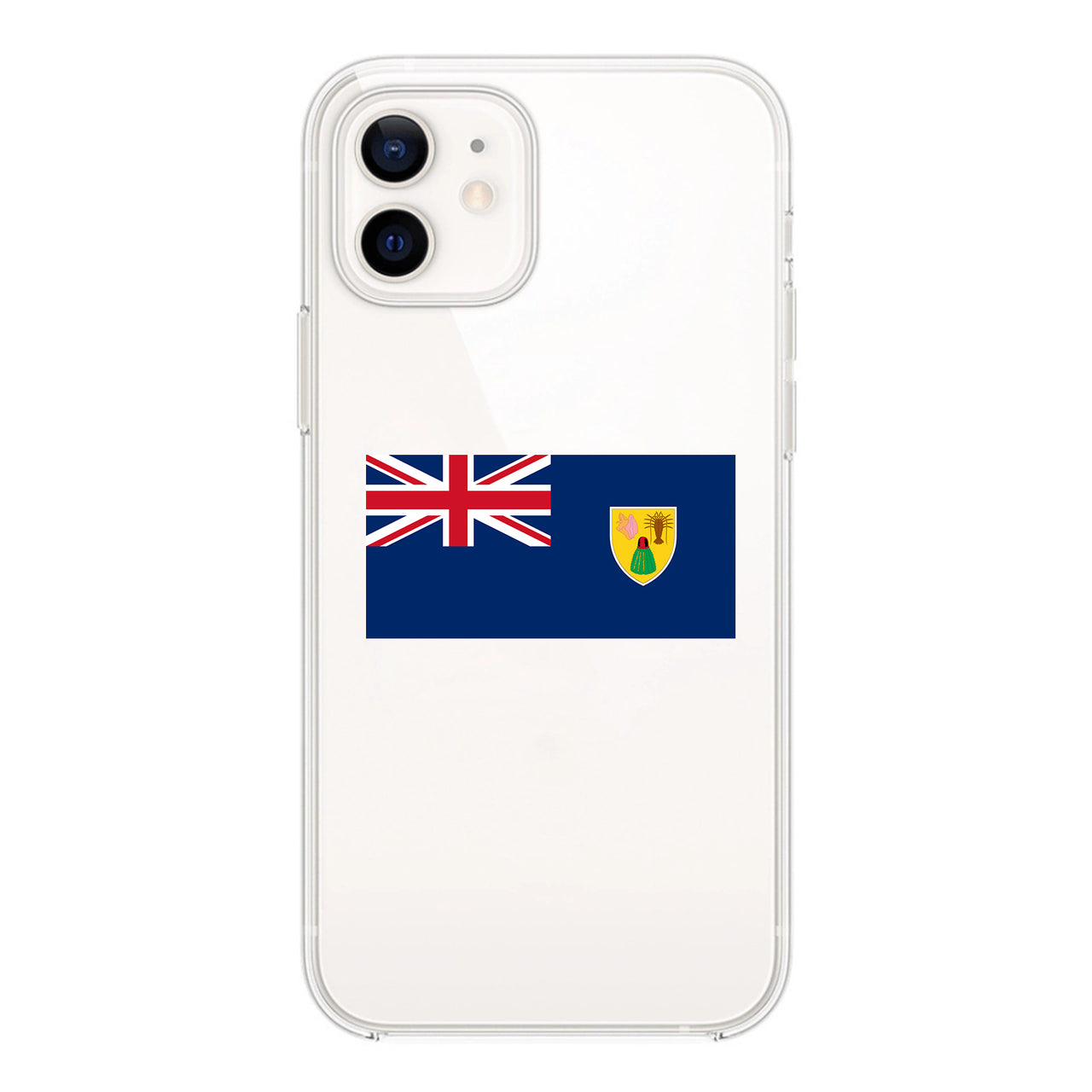 Turks and Caicos Islands Designed Transparent Silicone iPhone Cases