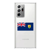 Thumbnail for Turks and caicos Islands Designed Transparent Silicone Samsung S & Note Cases