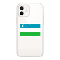 Thumbnail for Uzbekistan Designed Transparent Silicone iPhone Cases