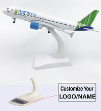 Thumbnail for Vietnam Bamboo Airways Airbus A320 Airplane Model (20CM)