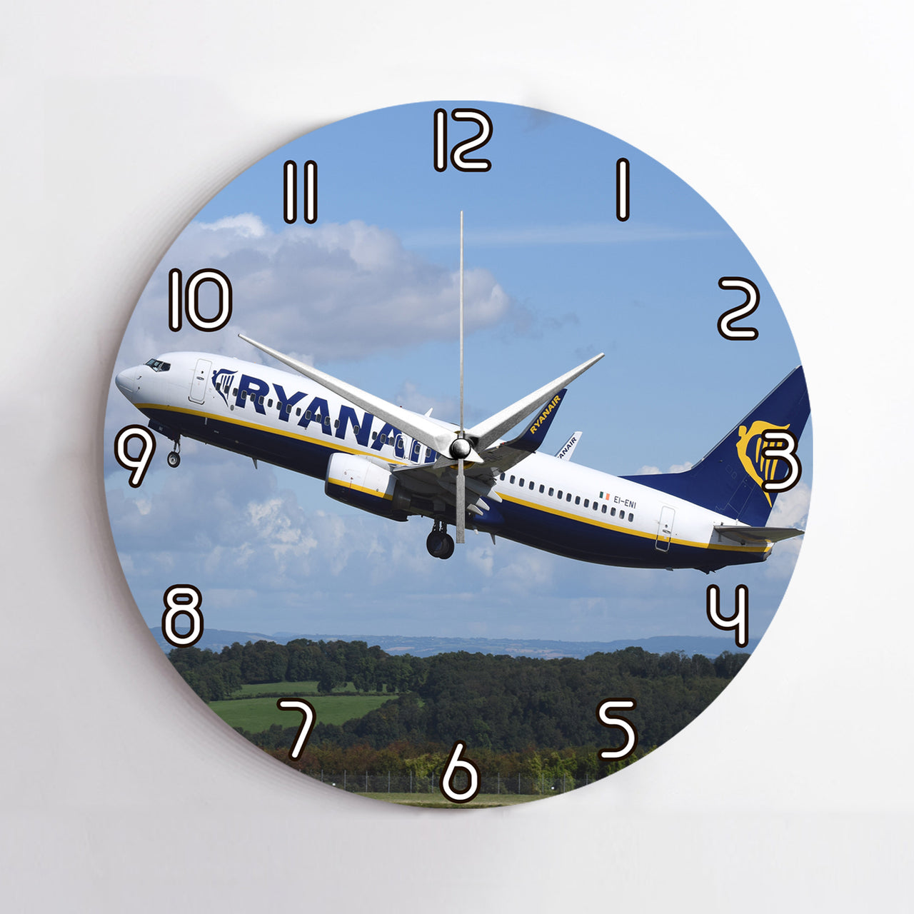 Departing Ryanair's Boeing 737 Designed Wall Clocks