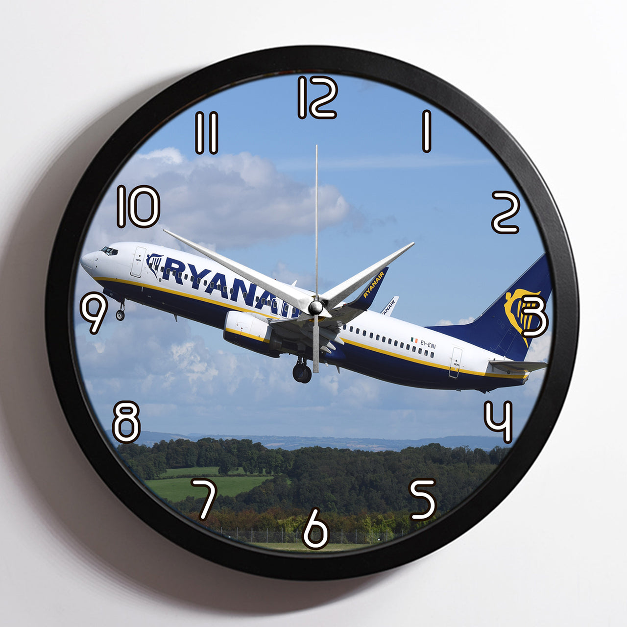 Departing Ryanair's Boeing 737 Designed Wall Clocks