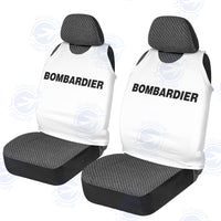 Thumbnail for Bombardier & Text Designed Designed Car Seat Covers