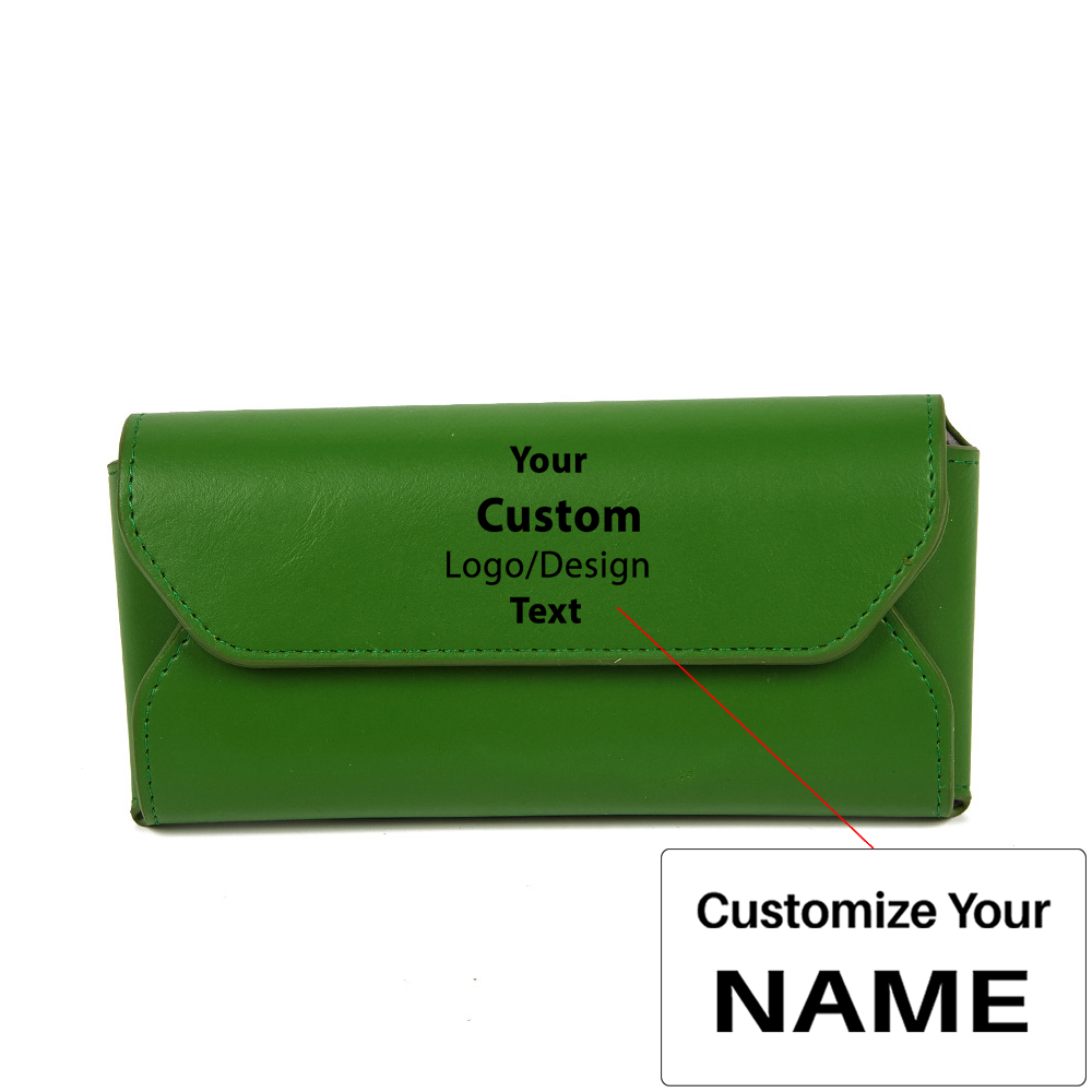 Your Custom Design & Image & Logo & Text Design Solid Color (1) Anti Pressure And Anti-wear Glasses Case