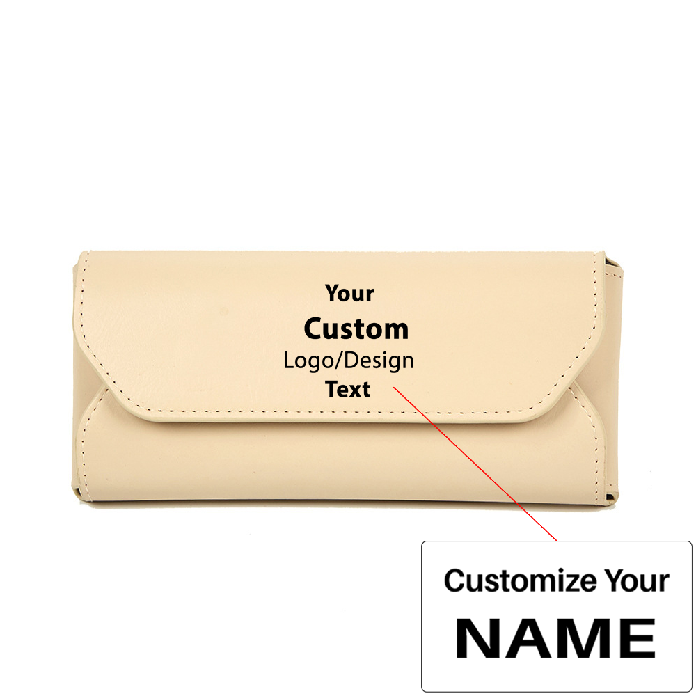 Your Custom Design & Image & Logo & Text Design Solid Color (1) Anti Pressure And Anti-wear Glasses Case