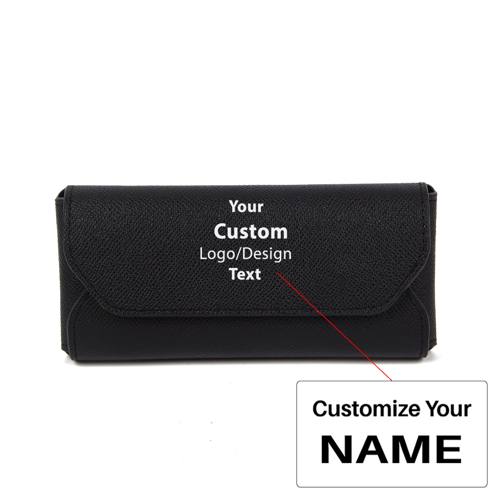 Your Custom Design & Image & Logo & Text Design Solid Color (1) Anti Pressure And Anti-wear Glasses Case