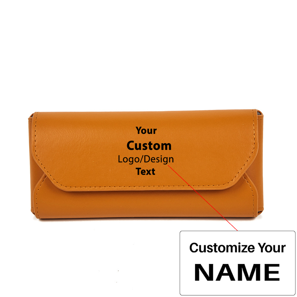 Your Custom Design & Image & Logo & Text Design Solid Color (1) Anti Pressure And Anti-wear Glasses Case