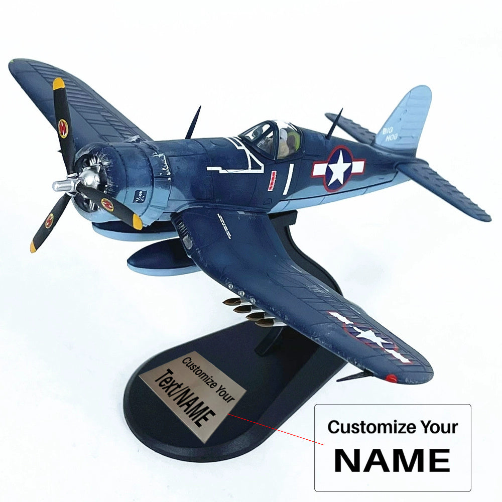 1/72  VF-17 F4U Tommy Blackburn Corsair Carrier-based Fighter-bomber Airplane Model