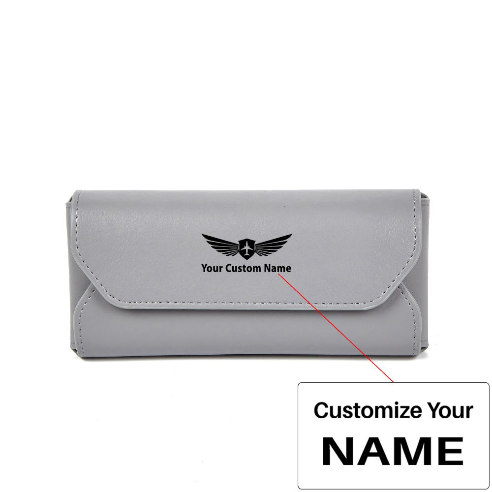 Your Custom Design & Image & Logo & Text Design Solid Color (2) Anti Pressure And Anti-wear Glasses Case