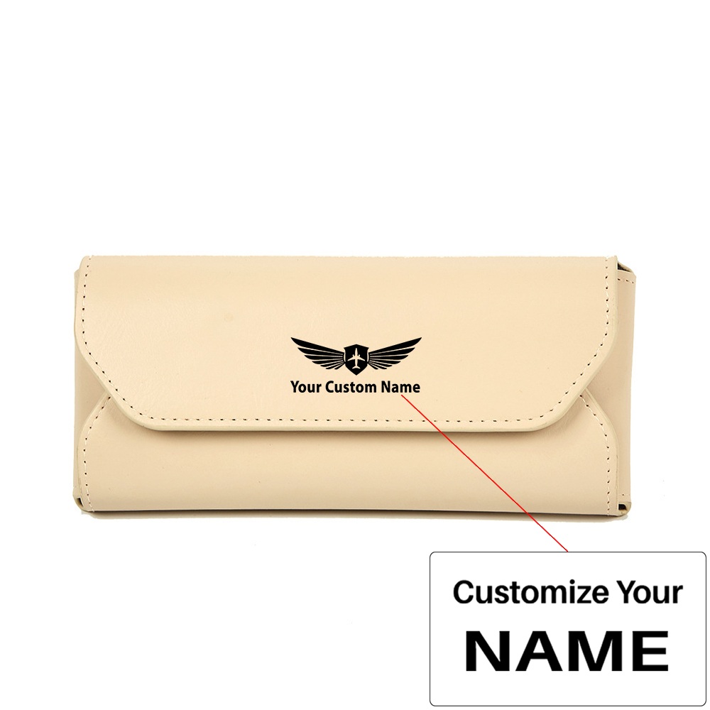 Your Custom Design & Image & Logo & Text Design Solid Color (2) Anti Pressure And Anti-wear Glasses Case