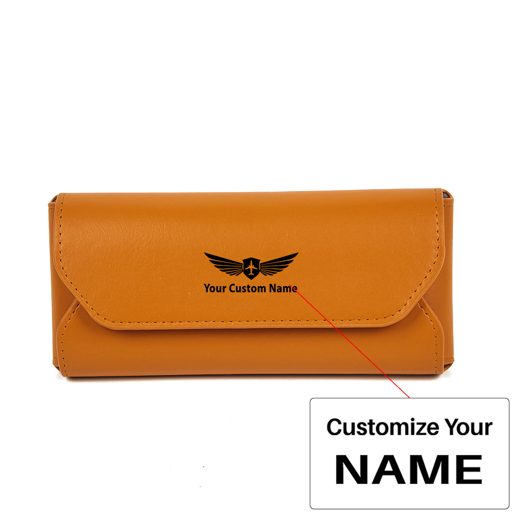 Your Custom Design & Image & Logo & Text Design Solid Color (2) Anti Pressure And Anti-wear Glasses Case